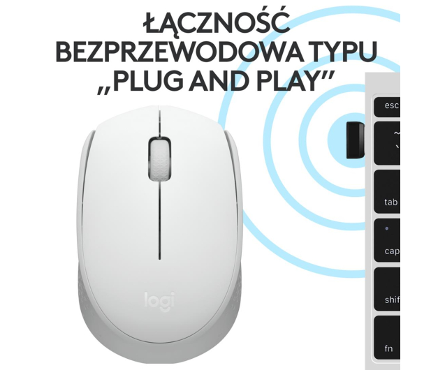 Logitech OUTLET - M171 biała - 1488383 - zdjęcie 11